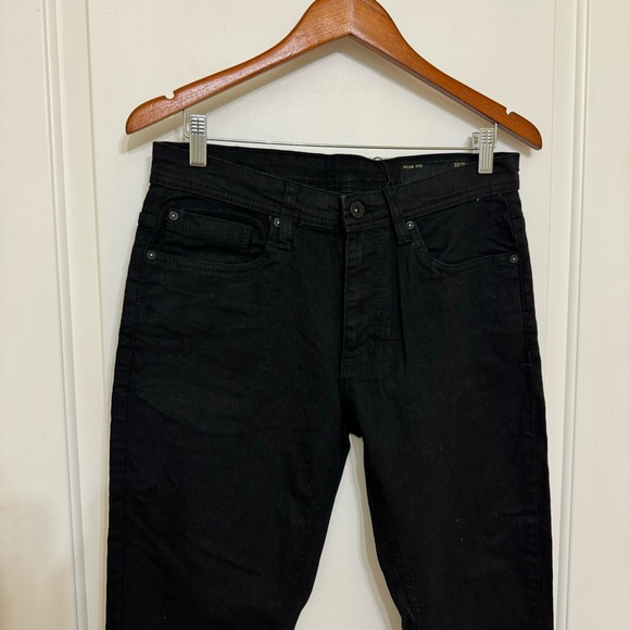 Six Lincoln slim fit black jeans - Picture 3 of 6